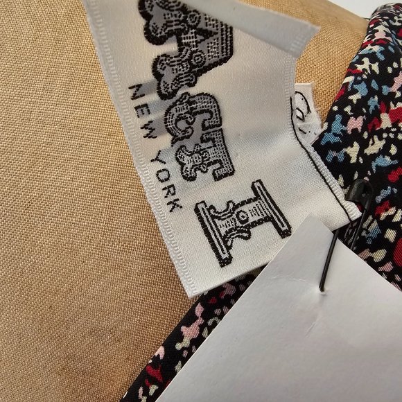 Vintage 80's Act 1 New York Lace Bib Floral Dress - Cottagecore - Picture 7 of 7